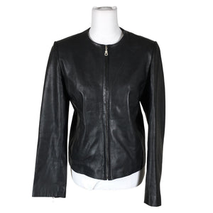 Unisex b.Young - Leather jacket, size 38 - Black (1)