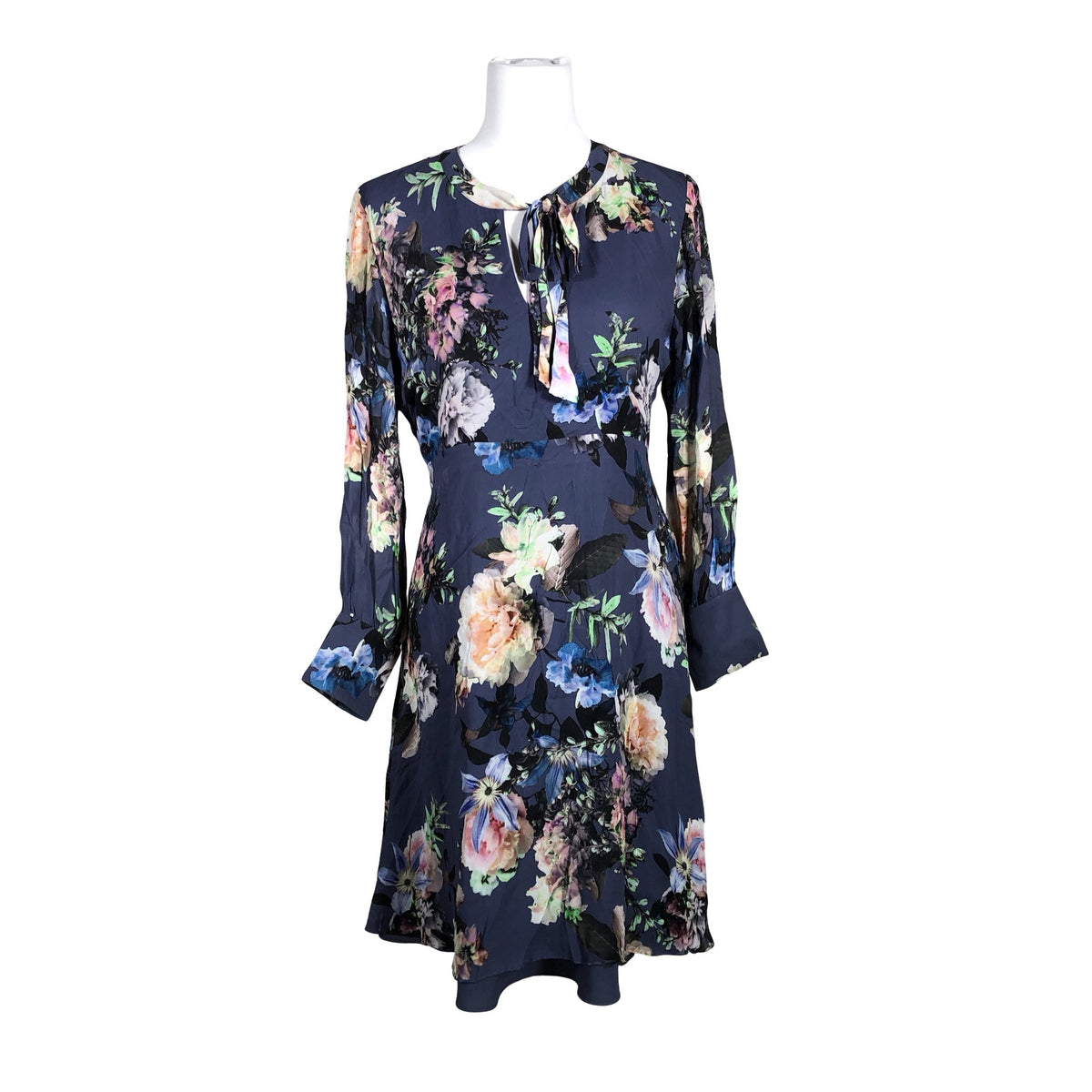 Unisex Sand - Schiffon dress, size 38 - Blue (1)