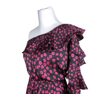Unisex The Kooples - Schiffon dress, size 34 - Black (2)