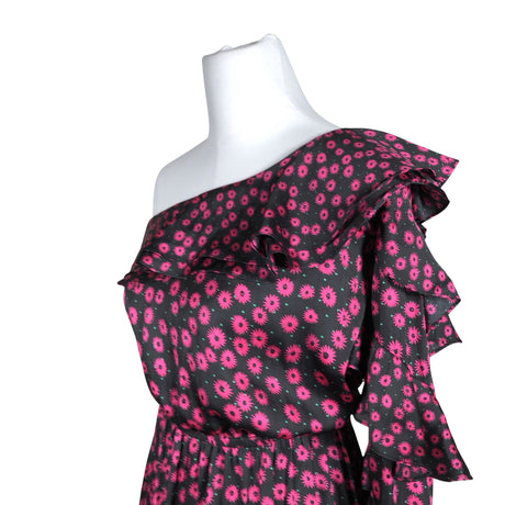 Unisex The Kooples - Schiffon dress, size 34 - Black (2)