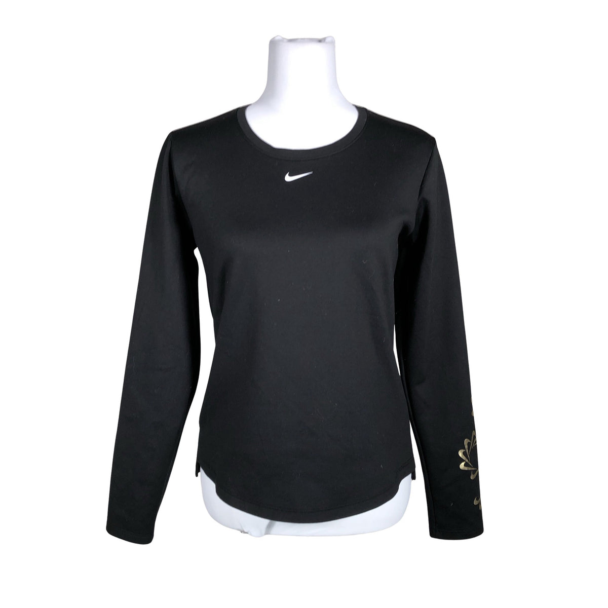 Unisex Nike - Sports shirt, long sleeve, size 36 - Black (1)