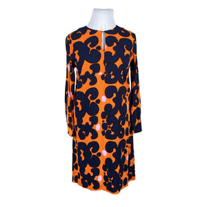Unisex Marimekko - Schiffon dress, size 44 - Blue (1)