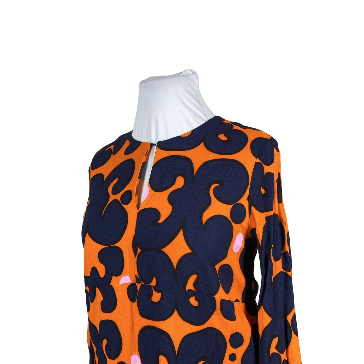 Unisex Marimekko - Schiffon dress, size 44 - Blue (2)