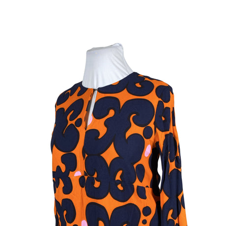 Unisex Marimekko - Schiffon dress, size 44 - Blue (2)