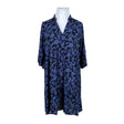 Unisex Kaffe - Schiffon dress, size 42 - Blue ()