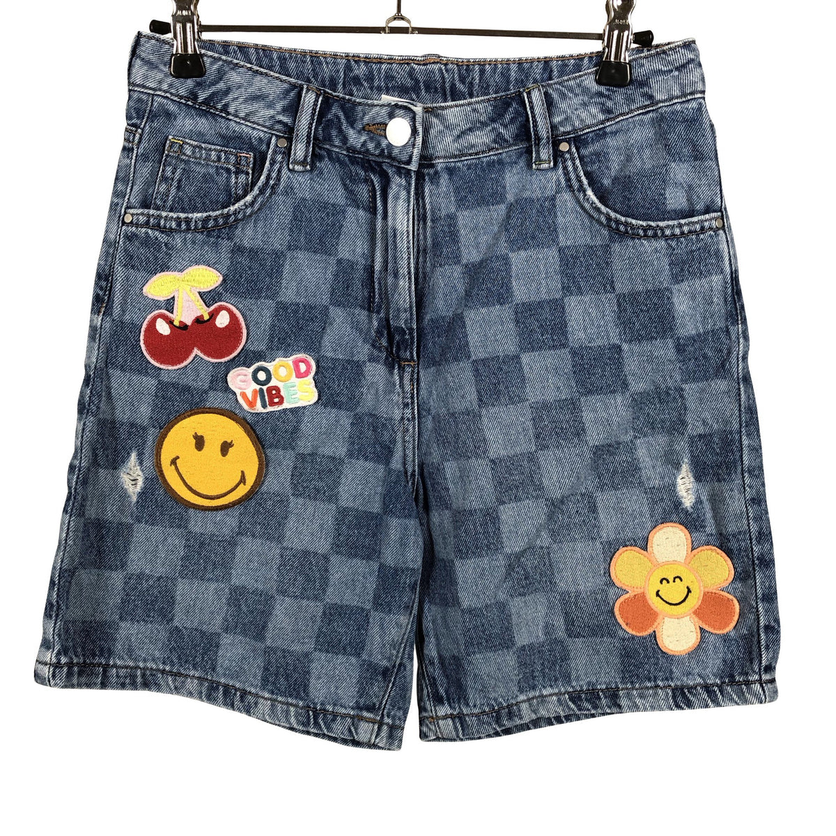 Unisex Next - Denim shorts, size 140 - 146 - Blue (1)