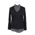 Unisex Gerry Weber - Tricot shirt, size 42 - Black ()