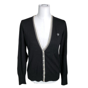 Unisex Fred Perry - Cardigan, size 36 - Black (1)