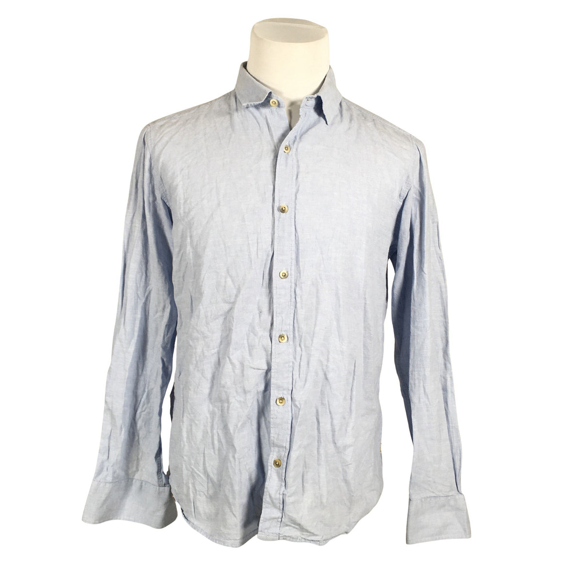 Unisex Austral - Collared shirt, size L - Light blue (1)