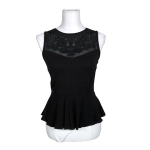 Unisex Karen Millen - Tricot tank top, size 36 - Black (1)
