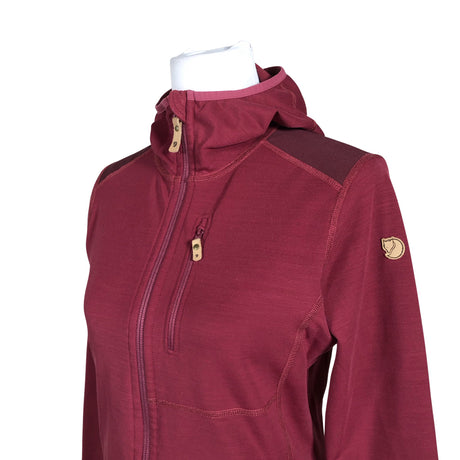 Unisex Fjällräven - Hoodie, size 36 - Wine red (2)