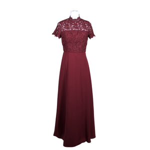 Unisex Chi Chi London - Evening dress, size 36 - Wine red (1)