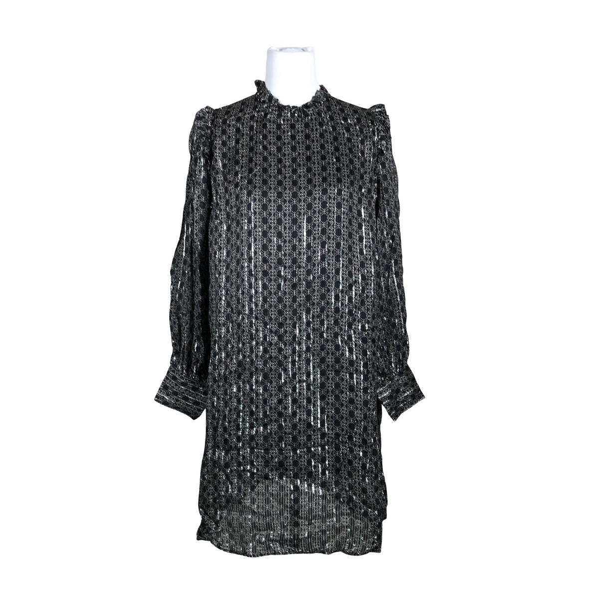Unisex Mos Mosh - Schiffon dress, size 38 - Black (1)