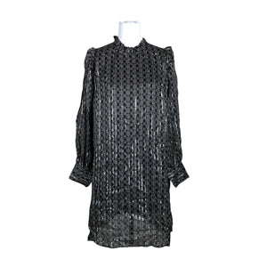 Unisex Mos Mosh - Schiffon dress, size 38 - Black (1)