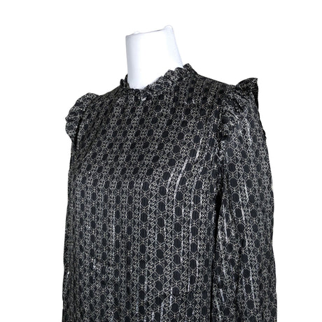 Unisex Mos Mosh - Schiffon dress, size 38 - Black (2)