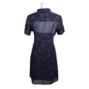 Unisex Miss Sixty - Schiffon dress, size 40 - Violet (2)