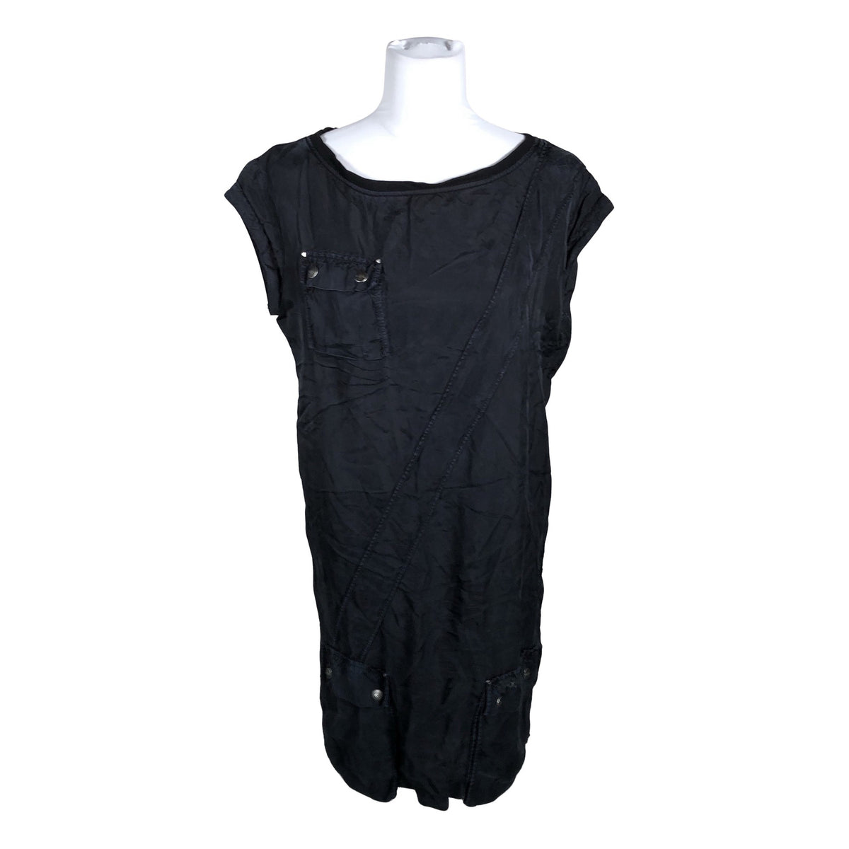 Unisex Diesel - Schiffon dress, size 38 - Black (1)