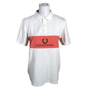 Unisex Fred Perry - Polo shirt, size 40 - White (1)