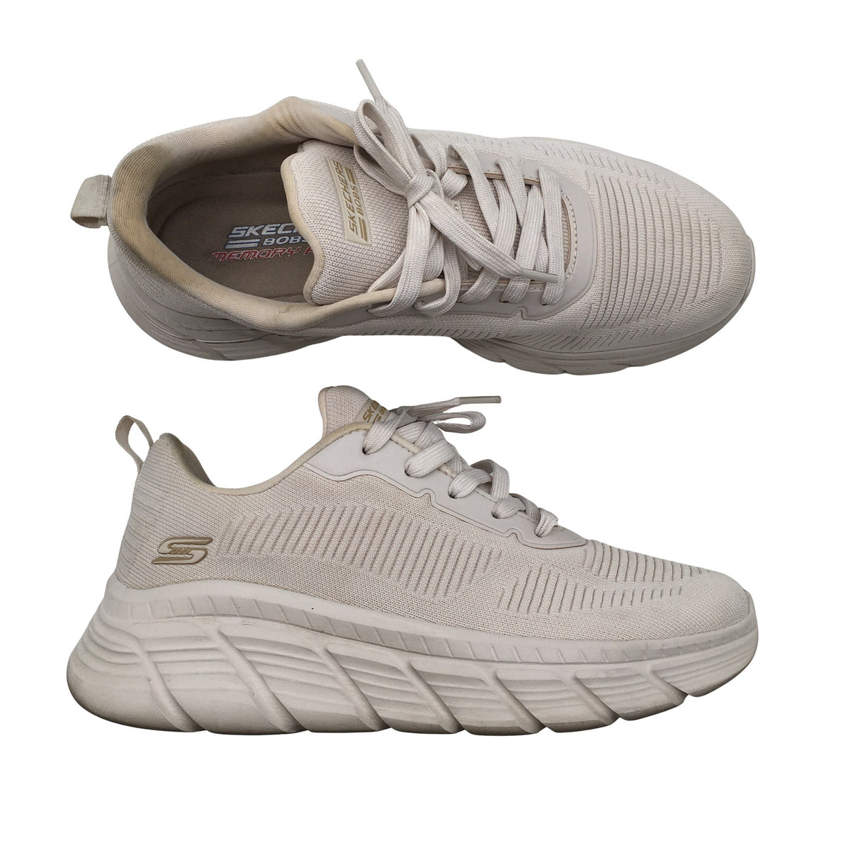 Unisex Skechers - Casual sneakers, size 38 - Beige (1)
