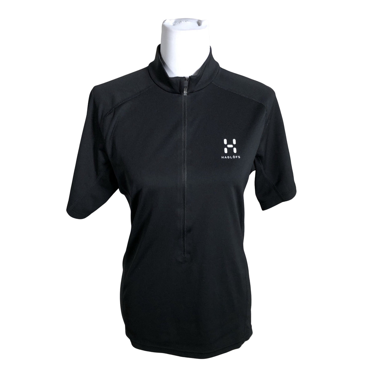 Unisex Haglöfs - Sports shirt, short sleeve, size 36 - Black (1)