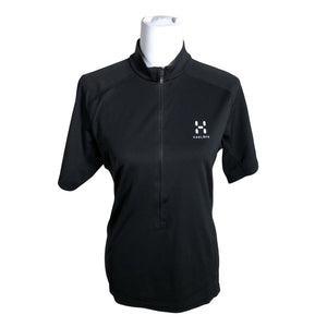 Unisex Haglöfs - Sports shirt, short sleeve, size 36 - Black (1)