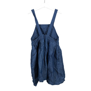 Unisex R-collection - Denim dress, size 122 - 128 - Blue (2)