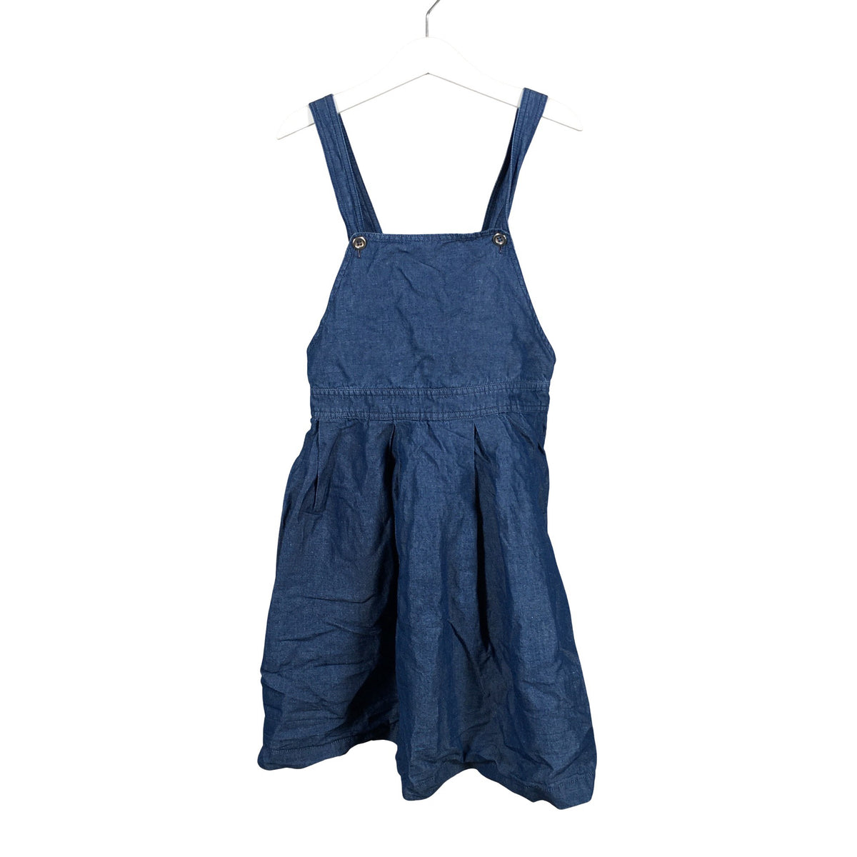 Unisex R-collection - Denim dress, size 122 - 128 - Blue (1)