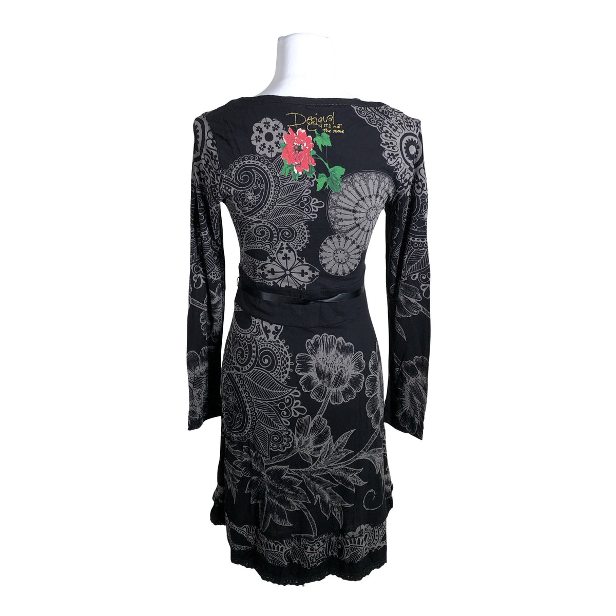 Unisex Desigual - Tricot dress, size 40 - Black (2)