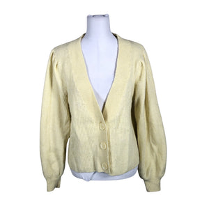 Unisex Selected - Cardigan, size 38 - White (1)