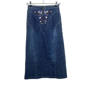 Unisex Emozioni - Denim skirt, size 38 - Blue (1)