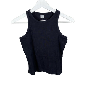Unisex Lindex - Tricot tank top, size 158 - 164 - Black (1)