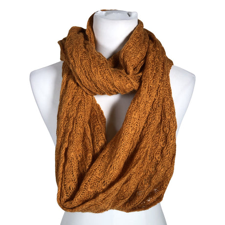 Unisex Lindex - Circle scarf, size Maxi - Orange ()