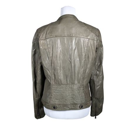 Unisex Replay - Leather jacket, size 40 - Brown (2)