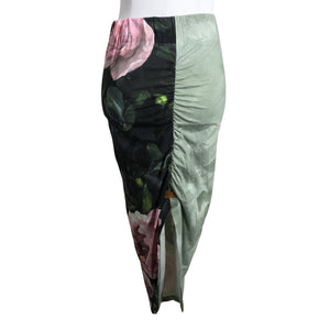 Unisex Ommellinen - Tricot skirt, size 36 - Green (2)