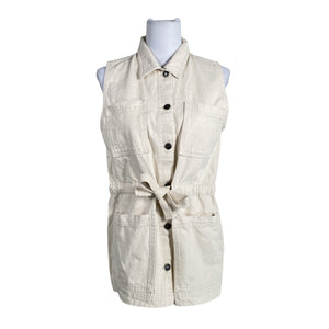 Unisex Nanso - Denim vest, size 38 - Beige (1)