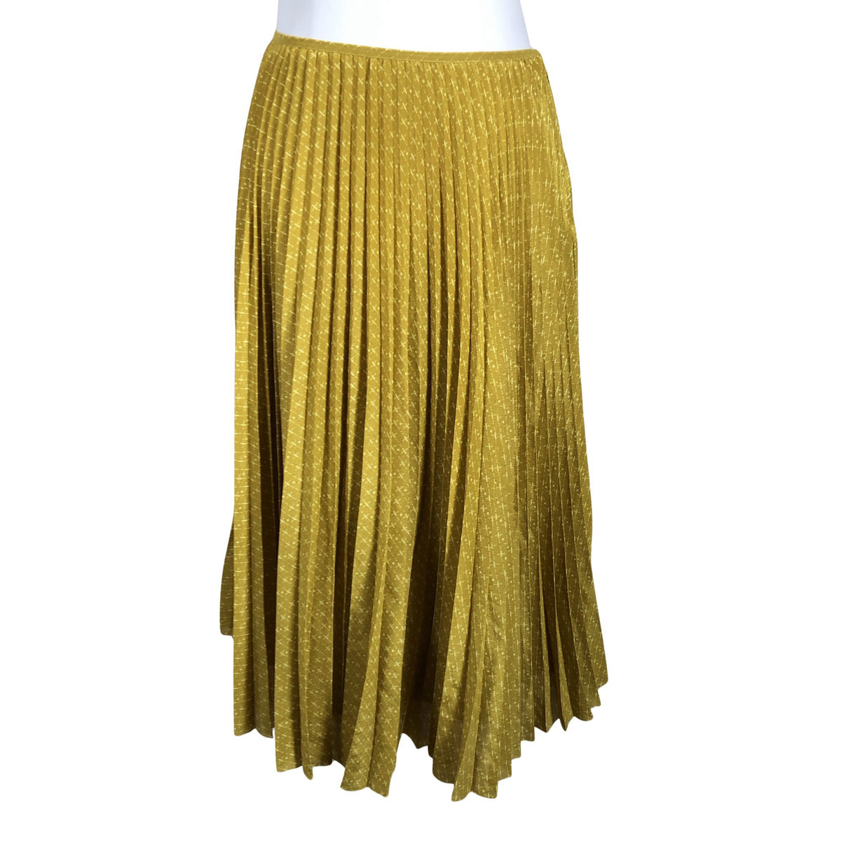 Unisex Samsoe&Samsoe - Pleated skirt, size 38 - Yellow (1)
