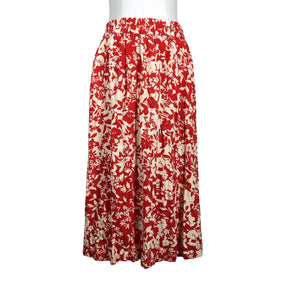 Unisex Culture - Fabric skirt, size 40 - Red (1)