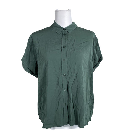 Unisex Samsoe&Samsoe - Short-sleeved blouse, size 36 - Green ()