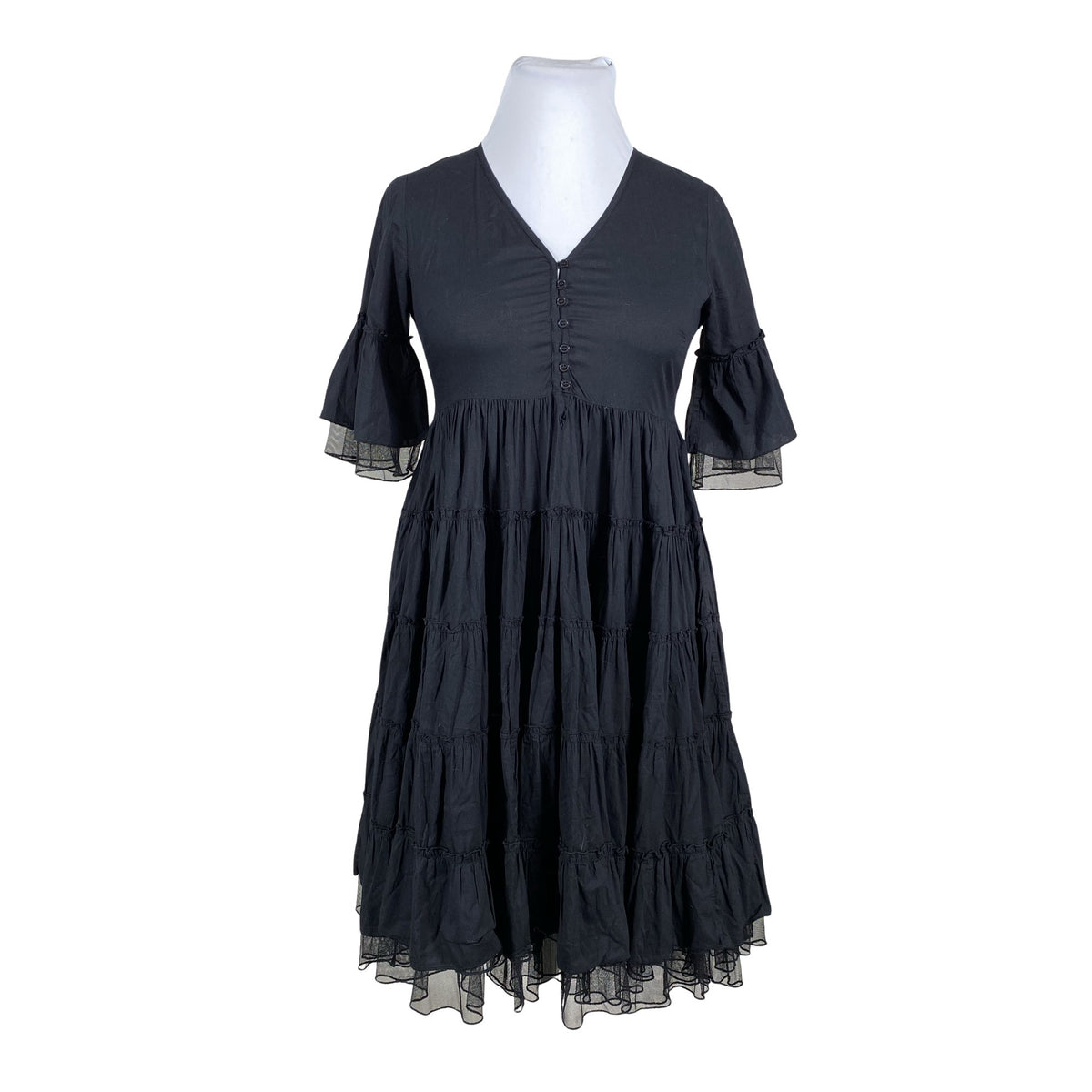 Unisex Plain Vanilla - Dress, size 44 - Black (1)