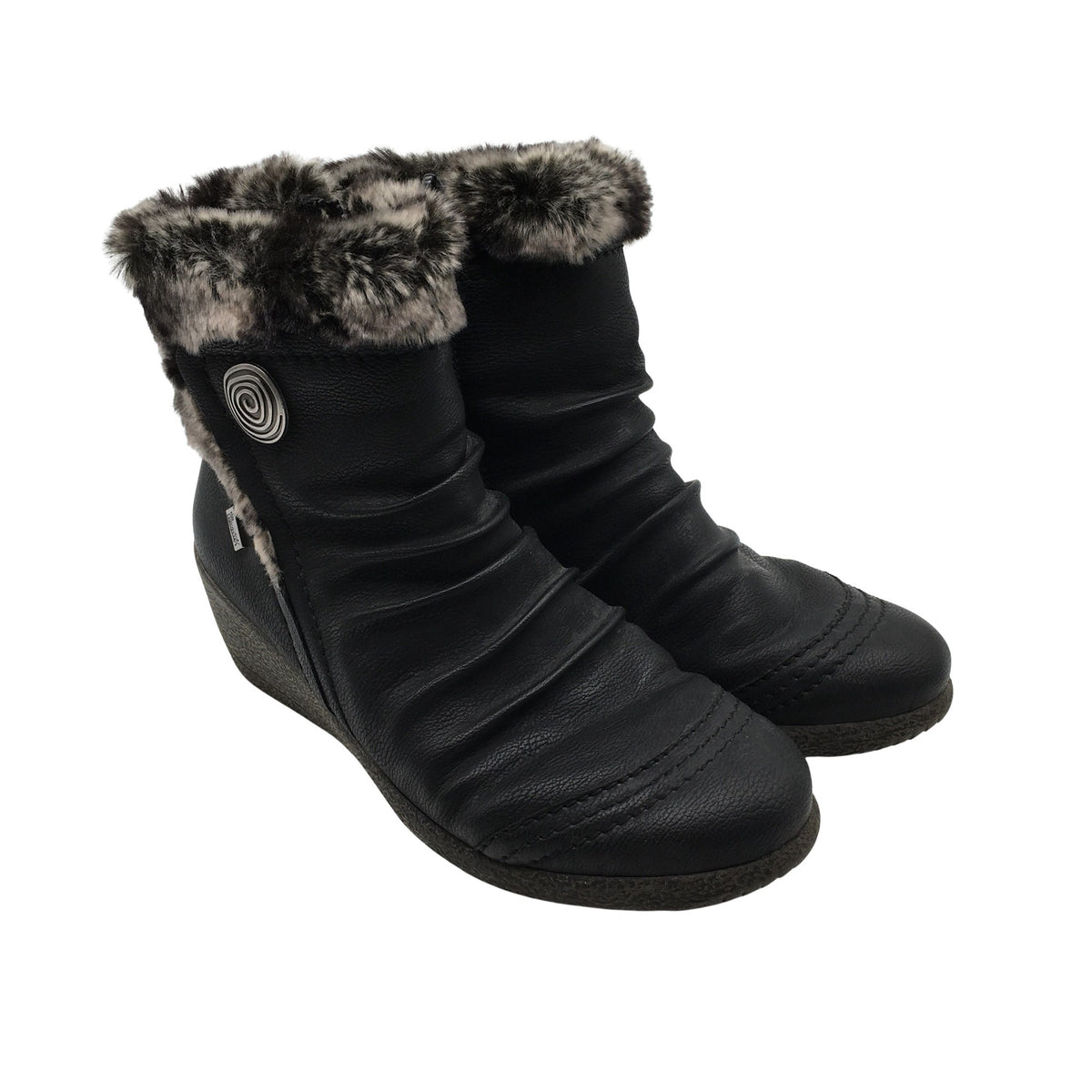 Unisex Rieker - Winter shoes, size 38 - Black (2)