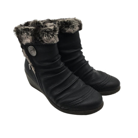 Unisex Rieker - Winter shoes, size 38 - Black (2)