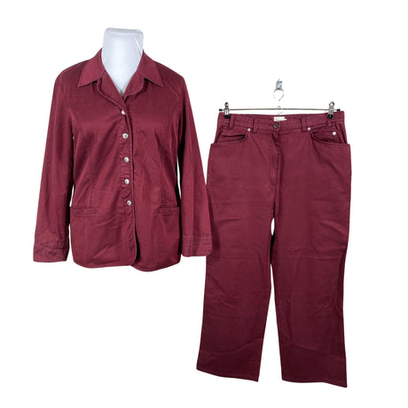 Unisex Voglia - Denim jacket, size 42 - Wine red ()