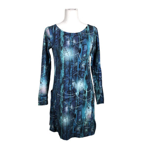 Unisex Ommellinen - Tricot tunic, size 36 - Blue (1)