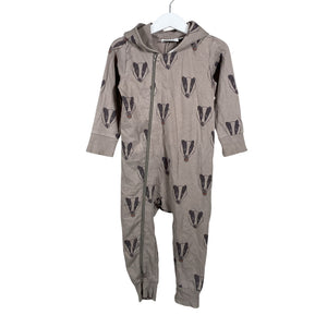 Unisex Mini Rodini - Overalls, size 74 - 80 - Brown (1)