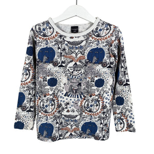 Unisex Aarrelabel - Tricot shirt, size 98 - 104 - White (1)