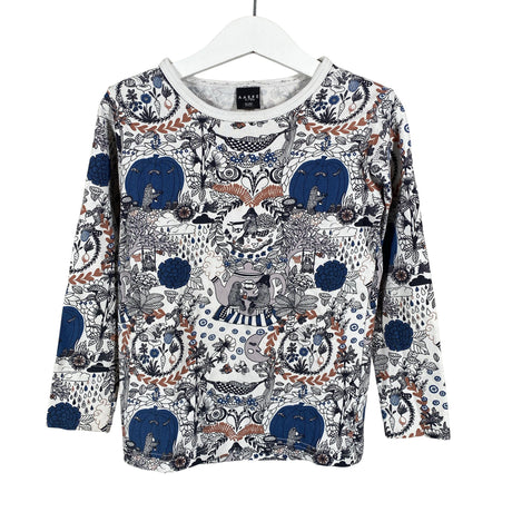 Unisex Aarrelabel - Tricot shirt, size 98 - 104 - White ()