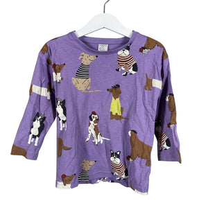 Unisex Lindex - Tricot shirt, size 92 - 98 - Violet (1)