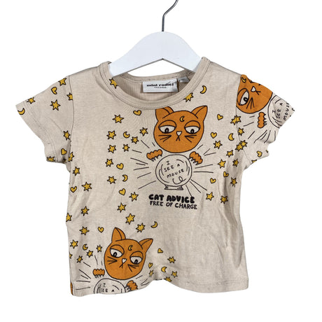 Unisex Mini Rodini - T-shirt, size 74 - 80 - Beige ()