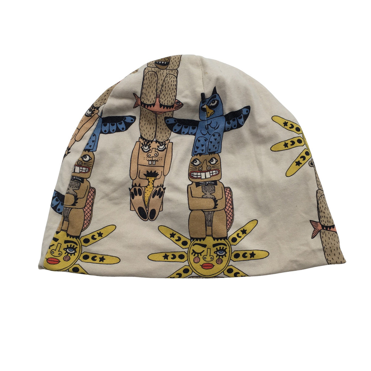 Unisex Mini Rodini - Lightweight beanie, size 52 - 54 cm - Beige (1)