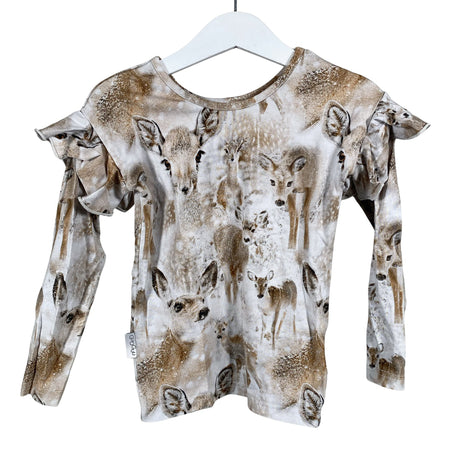 Unisex Gugguu - Tricot shirt, size 92 - 98 - Brown ()